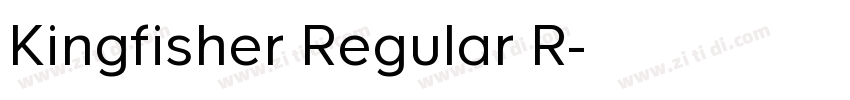 Kingfisher Regular R字体转换